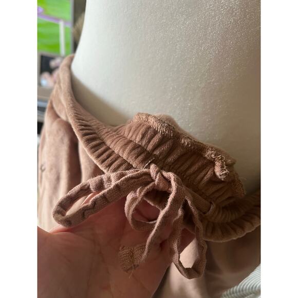 SKIMS VELORE Lg COPPER SET Sweatpant Joggers x Fits Everybody Bralette - Picture 6 of 12